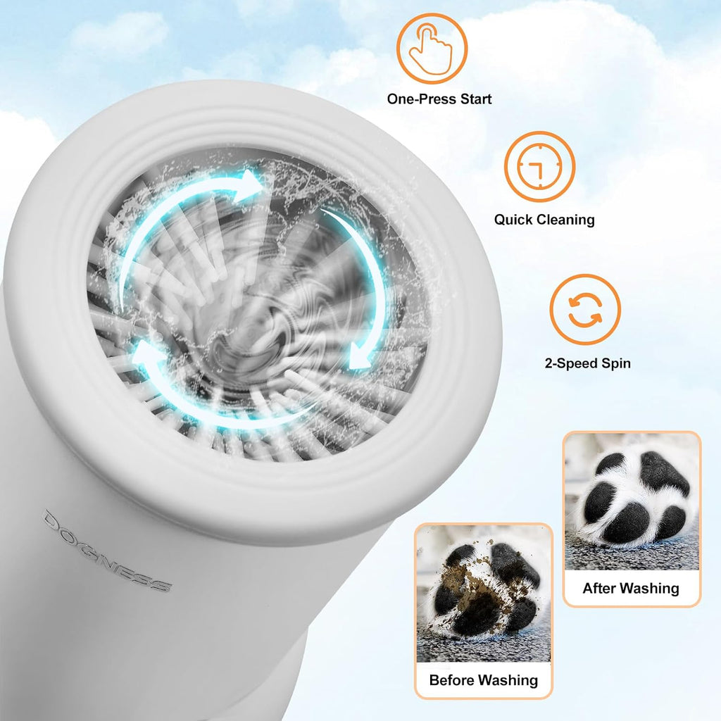 Automatic Dog Paw Cleaner Cup Paw Washer for Small & Medium Dogs | Original Design | Premium Thick Materials | Rechargeable - view 2