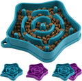 Pet slow feeder bowl for small dogs, puzzle feeder for petite dogs, anti-choking, slow eating, 350ML capacity, BPA-free, small size