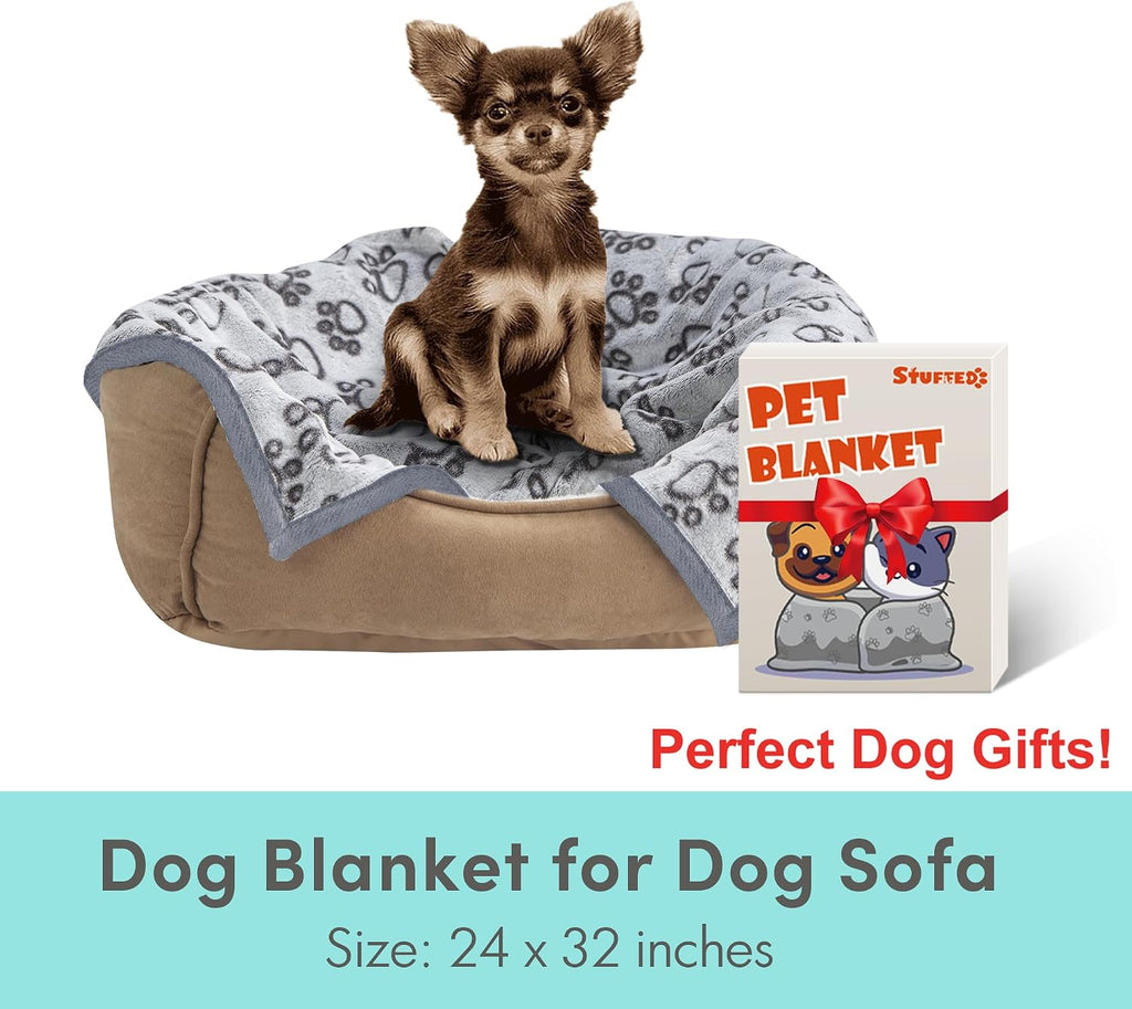 Small Dog Blanket for Puppy Cat Bed, Washable Indoor Dog Beds & Furniture, Soft 24 * 32 inches Blanket Small Pet Supplies - view 7
