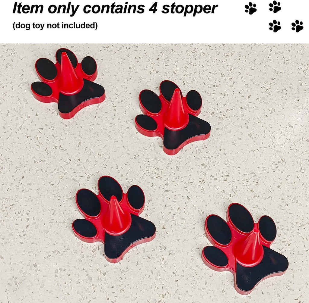 Dog Toy Holder Stopper for Classic Sizes XS to XXL, 4 PCS | Prevent Leakage, Hold Dog Chew Toy Steady, Makes Filling and Freezing Easier, Easy to Clean, Reusable - view 6
