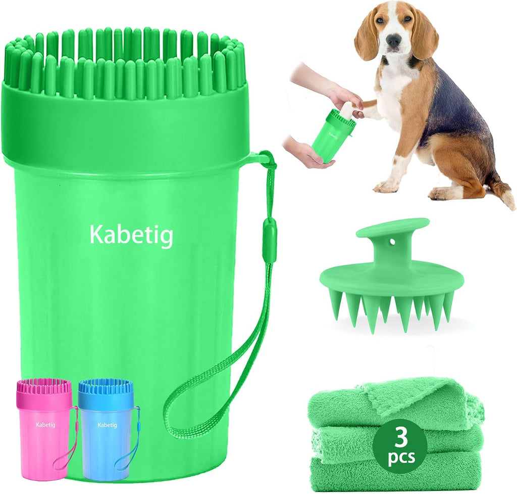Dog Paw Cleaner Cup with Detachable Top Brush for Small-Medium Dogs | Quick-clean muddy paws with soft bristles, one-step top brush grabs loose fur, lazy-friendly design, fits paws 1.5-2.5“ wide - view 7