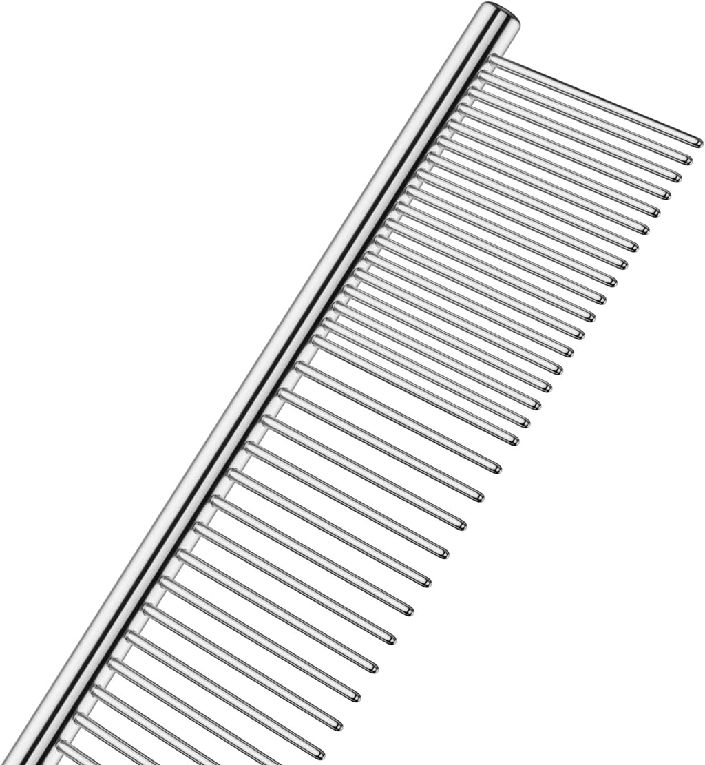68545 Stainless Steel Pet Dematting Comb, 10in | Removes knots, mats & loose hair, lightweight balanced design, dog grooming brush accessory - view 4