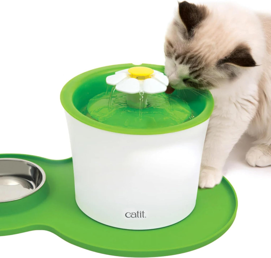 Peanut Shape Cat Placemat, Green | 17.5” x 11.4”, Medium, Model: 44012 - view 5