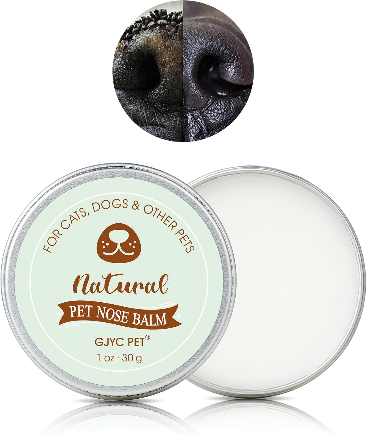 Snout Soother Nose Balm for Dogs & Cats - Natural Healing & Moisturizing Balm for Dry, Cracked Snouts - Plant-Based, Soothing Skin Formula | Plant-Based Moisturizing Formula, Botanical Oils, Helps Soften Rough Texture, Gentle Daily Use