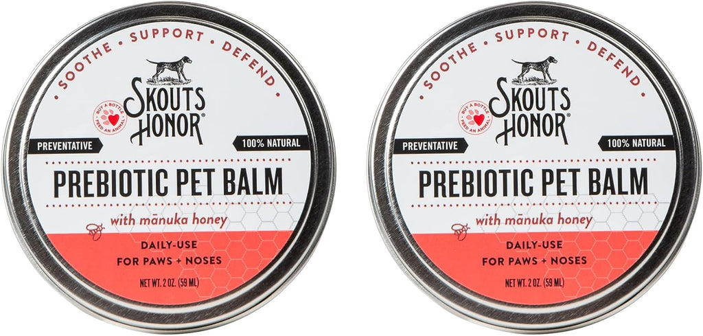 Prebiotic Pet Balm for Dogs and Cats, 2 oz | Natural Manuka Honey Balm to Promote Healing of Pet Paw Pads and Noses, Soothes Dry, Itchy Paws and Noses - view 8