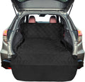 SUV Cargo Liner for Dogs - Trunk Cover with Bumper Flap Protector | Water Resistant Pet Cargo Cover with Non-Slip Mat, Dog Car Seat Cover Prevents Scratches Pet Hair Mud Dirt for Midsize SUVs