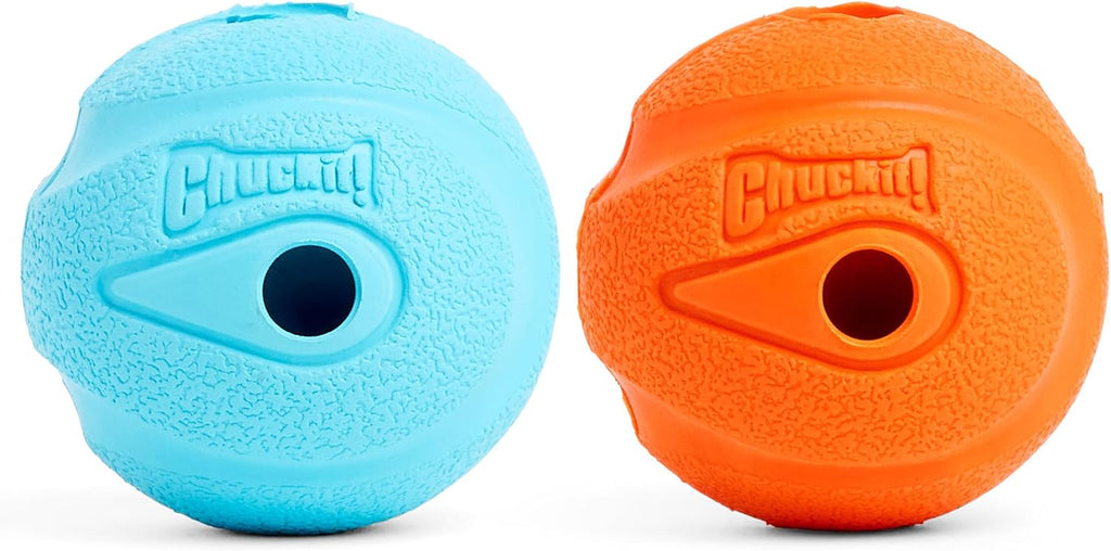 The whistler ball dog toy, small (2 inch diameter) for dogs 0-20 lbs, pack of 2 - view 2