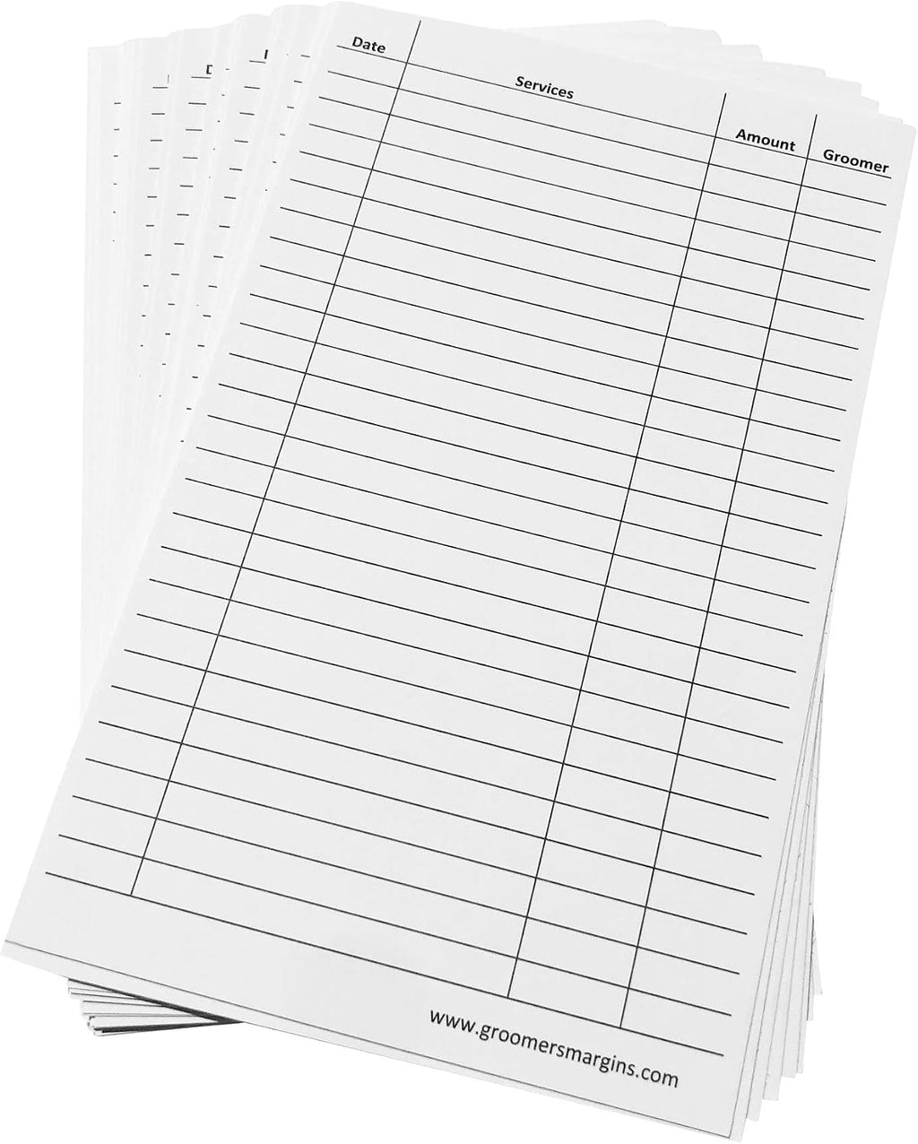100 Dog Grooming Client Cards 5X8 Inch Client Profile Cards Dog Grooming Salon Must Haves for Pet Kennel Records, Groomer Customer Information Cards, Professional Pet Grooming Supplies - view 2