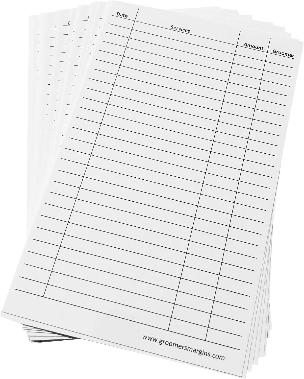 100 Dog Grooming Client Cards 5X8 Inch Client Profile Cards Dog Grooming Salon Must Haves for Pet Kennel Records, Groomer Customer Information Cards, Professional Pet Grooming Supplies - view 2