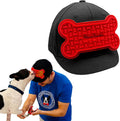 Distract-A-Hat - Dog Grooming Distraction Lick Hat for Nail Clipping and Grooming – Adjustable Fit with Adhesive Dog Lick Pad, Spreader & Cleaning Brush Included