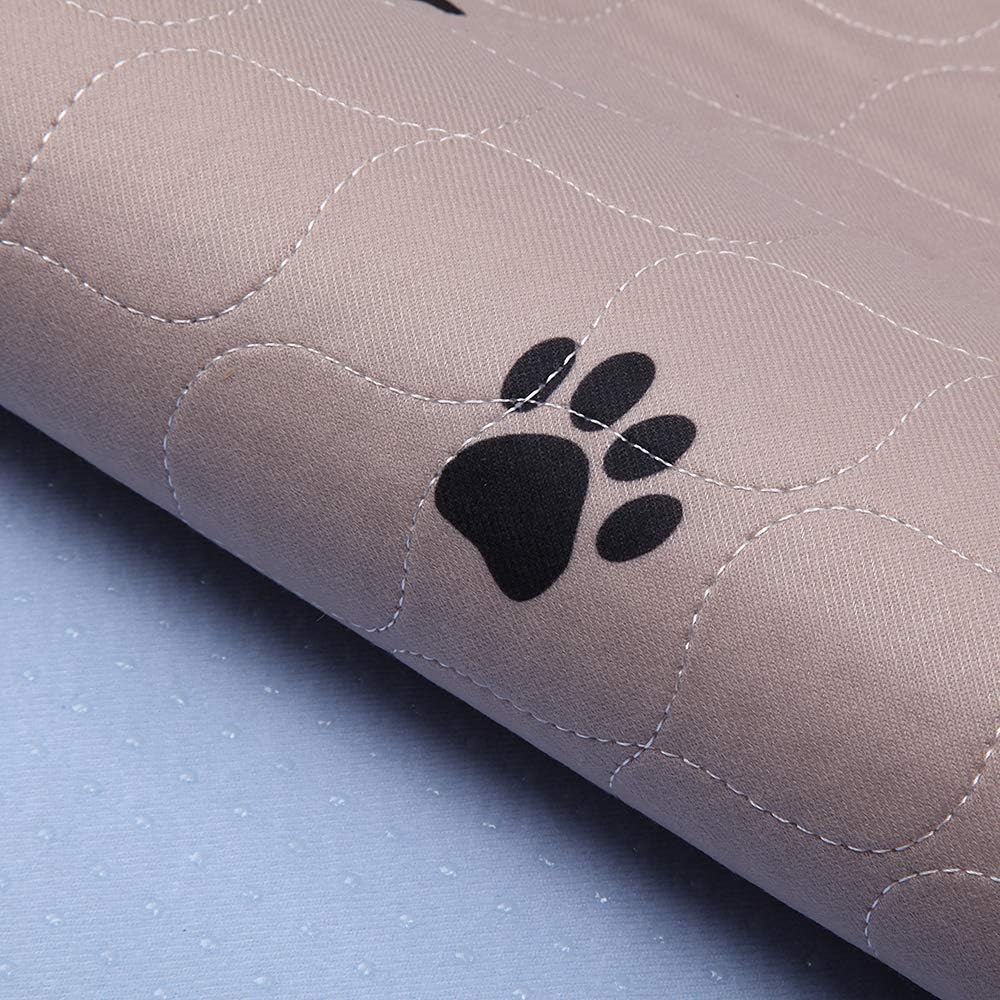 Washable dog pee pads with puppy grooming gloves, puppy pads, reusable pet training pads, large dog pee pad, waterproof pet pads for dog bed mat, super absorbing whelping pads - view 3