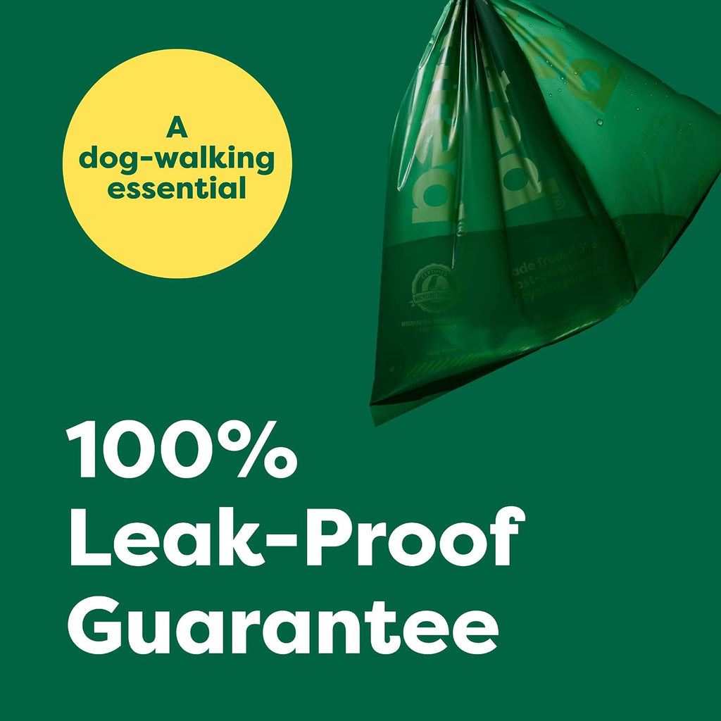 Dog Poop Bag Holder, 1 Dispenser and 900 Bags, Lavender | Durable and Guaranteed Leakproof Poop Bags - view 2