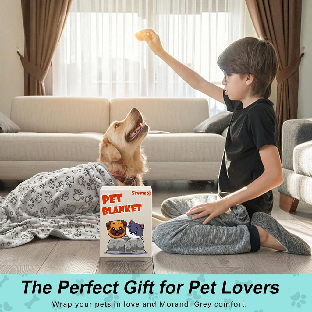 Small Dog Blanket for Puppy Cat Bed, Washable Indoor Dog Beds & Furniture, Soft 24 * 32 inches Blanket Small Pet Supplies - view 5