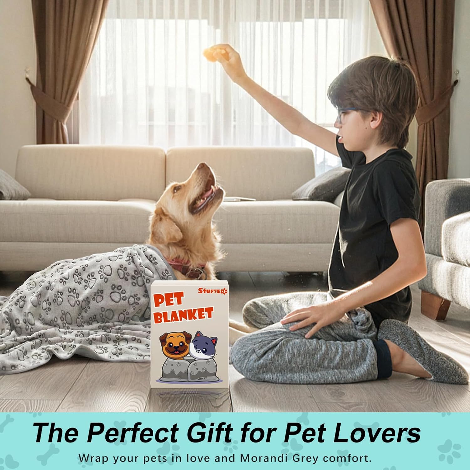 Small Dog Blanket for Puppy Cat Bed, Washable Indoor Dog Beds & Furniture, Soft 24 * 32 inches Blanket Small Pet Supplies - view 5