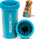 Large dog paw cleaner, blue, fits 2.5"-3.5" wide paws, gentle silicone bristles for quick, easy cleaning