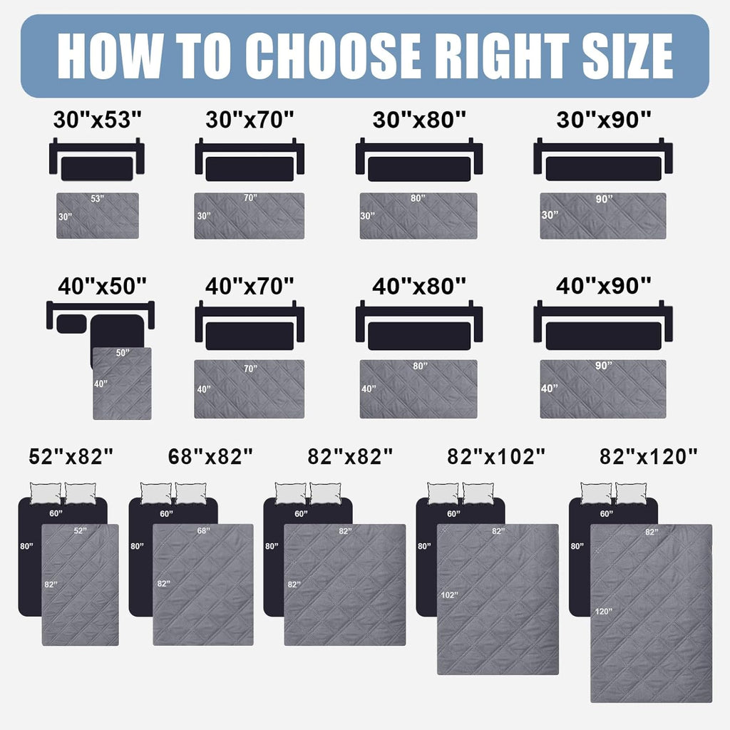 Waterproof Reversible Pet Couch Covers for Dogs | Pet Friendly, Soft Fabric, Washable Sofa Furniture Protector for Dogs Cat Kids, Checkered (30"x70", Grey/Dark Grey) - view 6