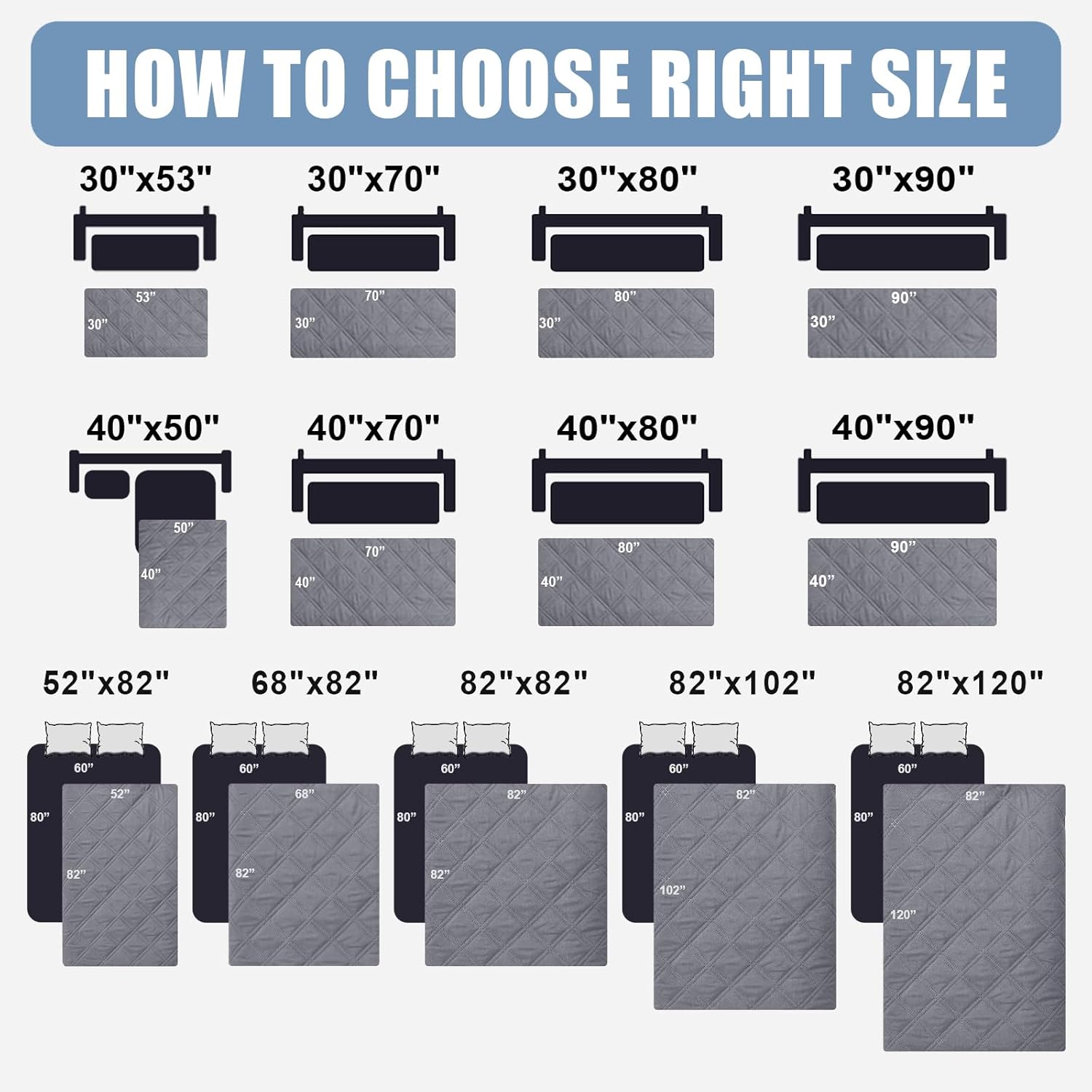 Waterproof Reversible Pet Couch Covers for Dogs | Pet Friendly, Soft Fabric, Washable Sofa Furniture Protector for Dogs Cat Kids, Checkered (30"x70", Grey/Dark Grey) - view 6