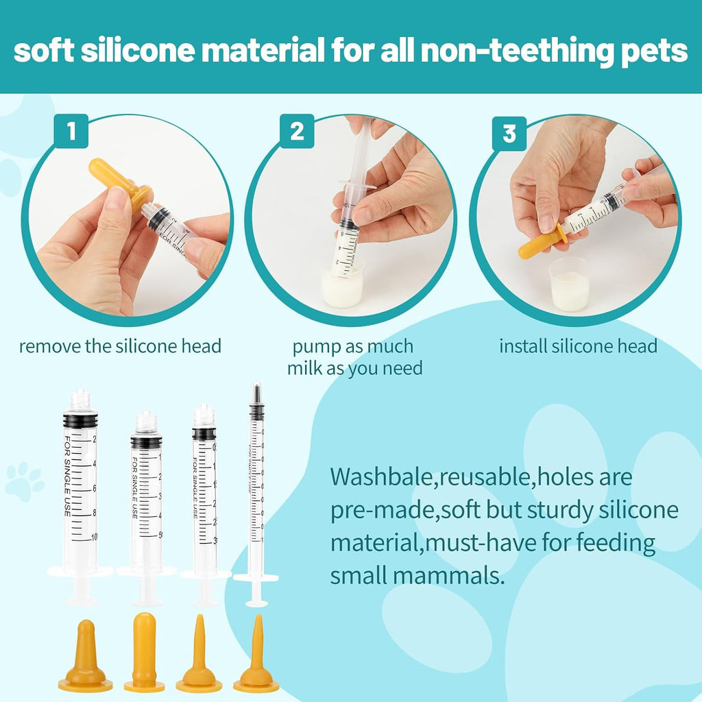 48-Piece Puppy Whelping Kit – Complete Whelping Supplies for Safe Puppy Birth, Includes Feeding Tubes, Collars, Cord Clamps, Urine Pads, Gloves & More – Essential Puppy Birthing Kit for Breeders - view 2