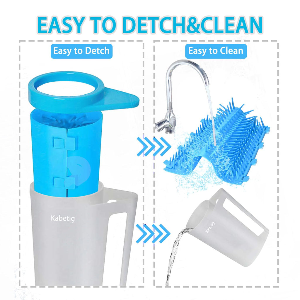 Dog Paw Cleaner with Handle - Foot Washer Cup for Large and Extra Large Breed Dogs - view 5