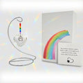 Dog Memorial Gifts for Loss of Dog Crystal Heart & Paw Suncatcher | Rainbow bridge dog memorial gifts, pet memorial gifts for dogs, loss of dog sympathy gift