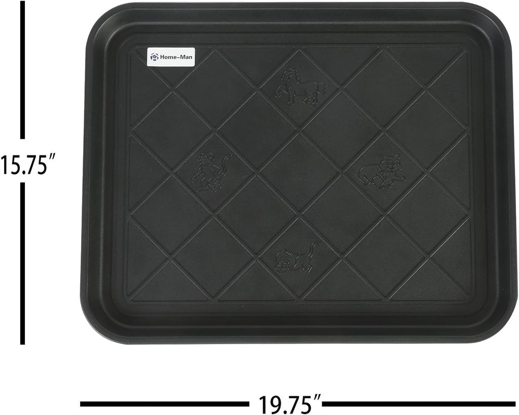 Multi-purpose boot tray mat, dog bowl tray, waterproof for indoor and outdoor floor protection - view 7