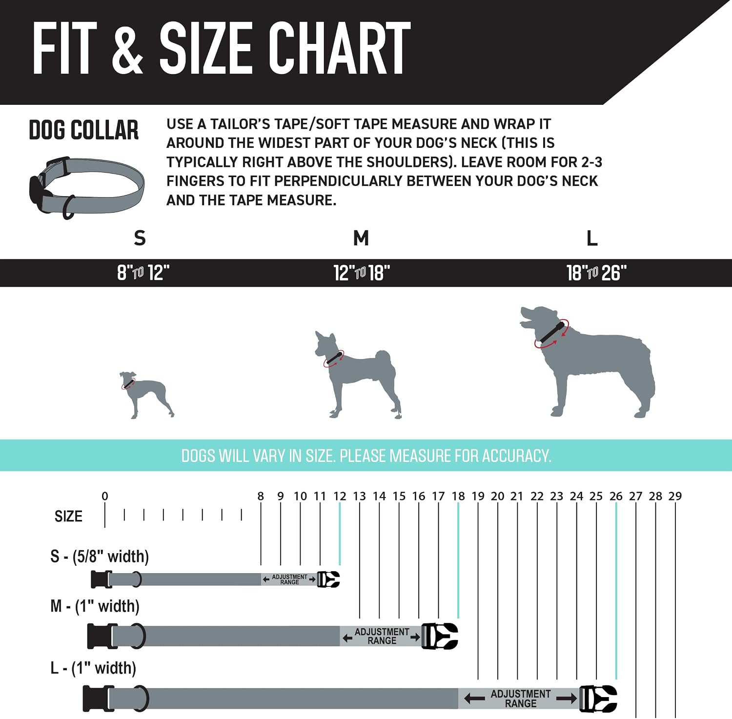 Heavy duty, adjustable dog collar with quick release nylon buckle for walking & training, sunsetpalms print, medium - view 4