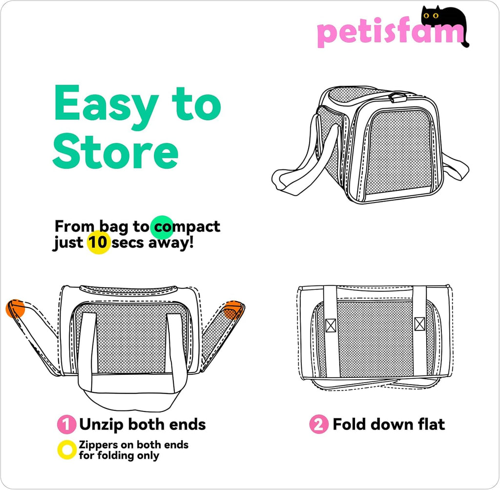 Easy load pet carrier for medium cats and small dogs - view 6