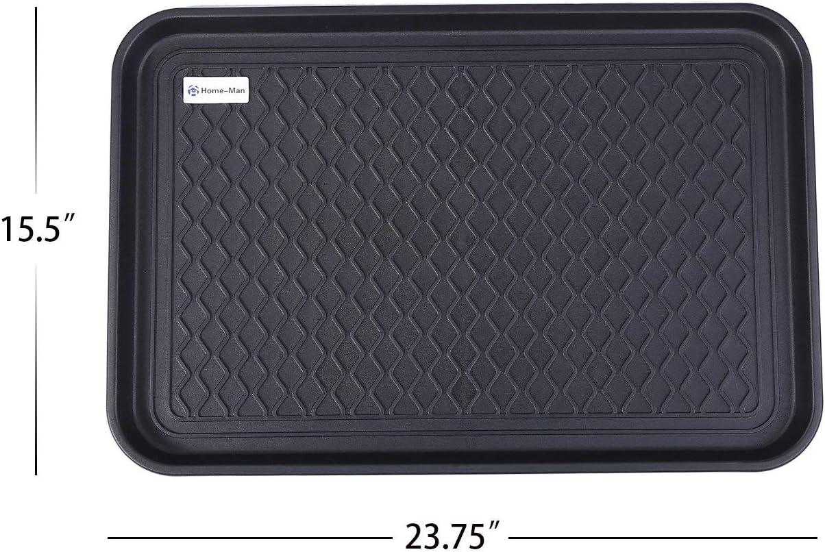 Multi-purpose boot mat, shoe mat, pet bowl tray, waterproof for indoor and outdoor floor protection, 24" x 15"/2 pack - view 7