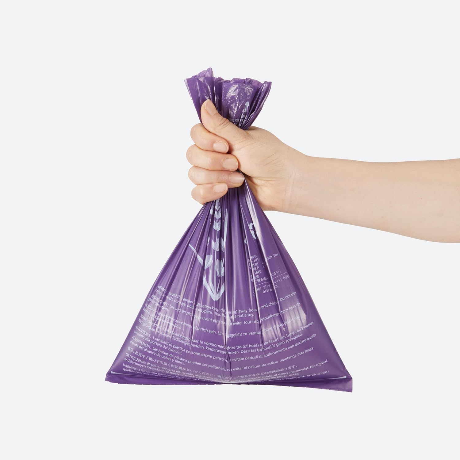 Premium Lavender Scented Standard Dog Waste Bags, 300 Count (15 Pack of 20) - view 4