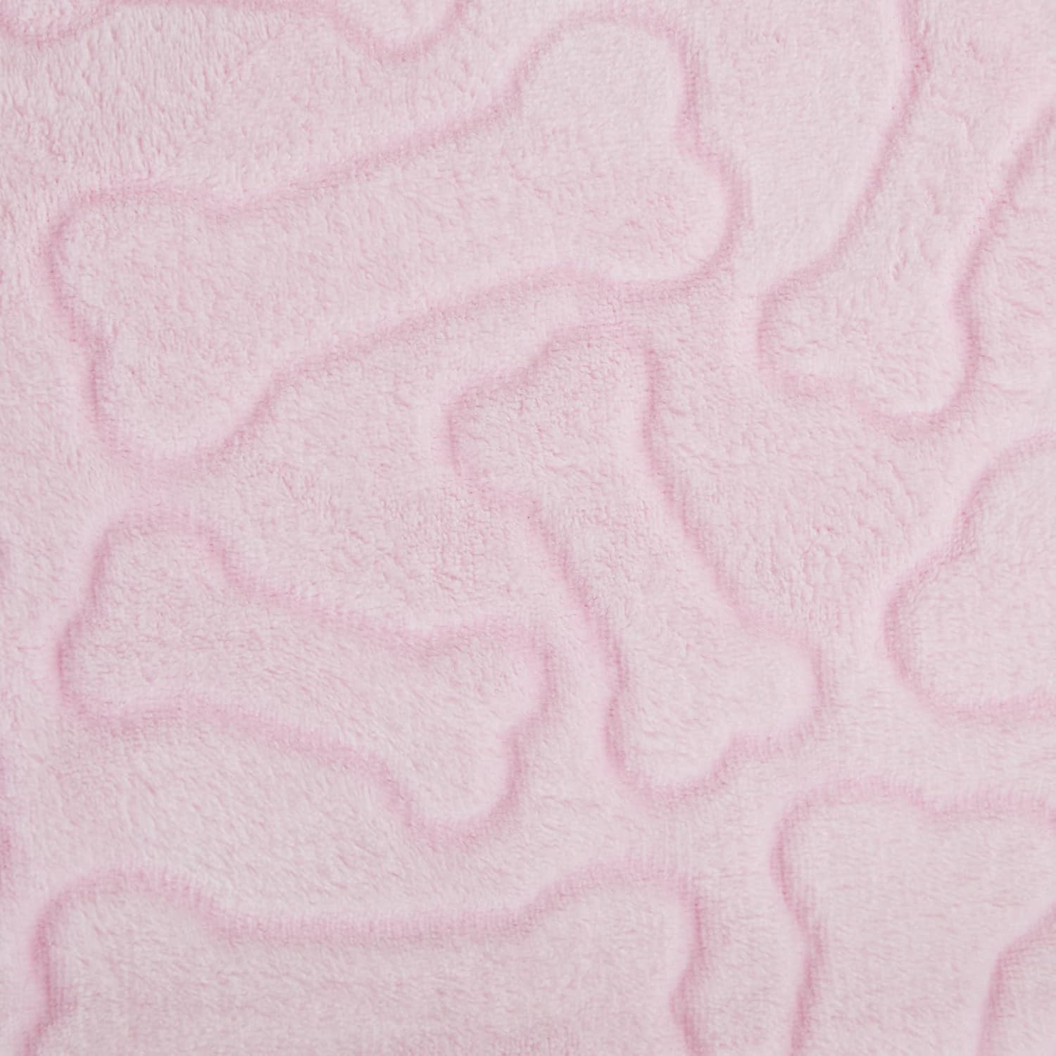 Embossed Bone Print Pet Blanket, Pink, 36x48" - view 5