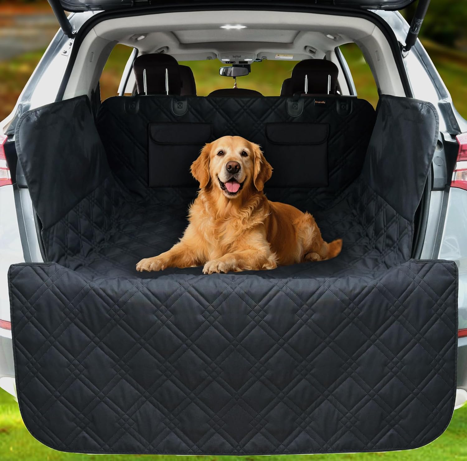 SUV cargo liner for dogs 53x80 pet dog cargo liner dog car seat cover for back of SUV trunk cover for dogs with side walls