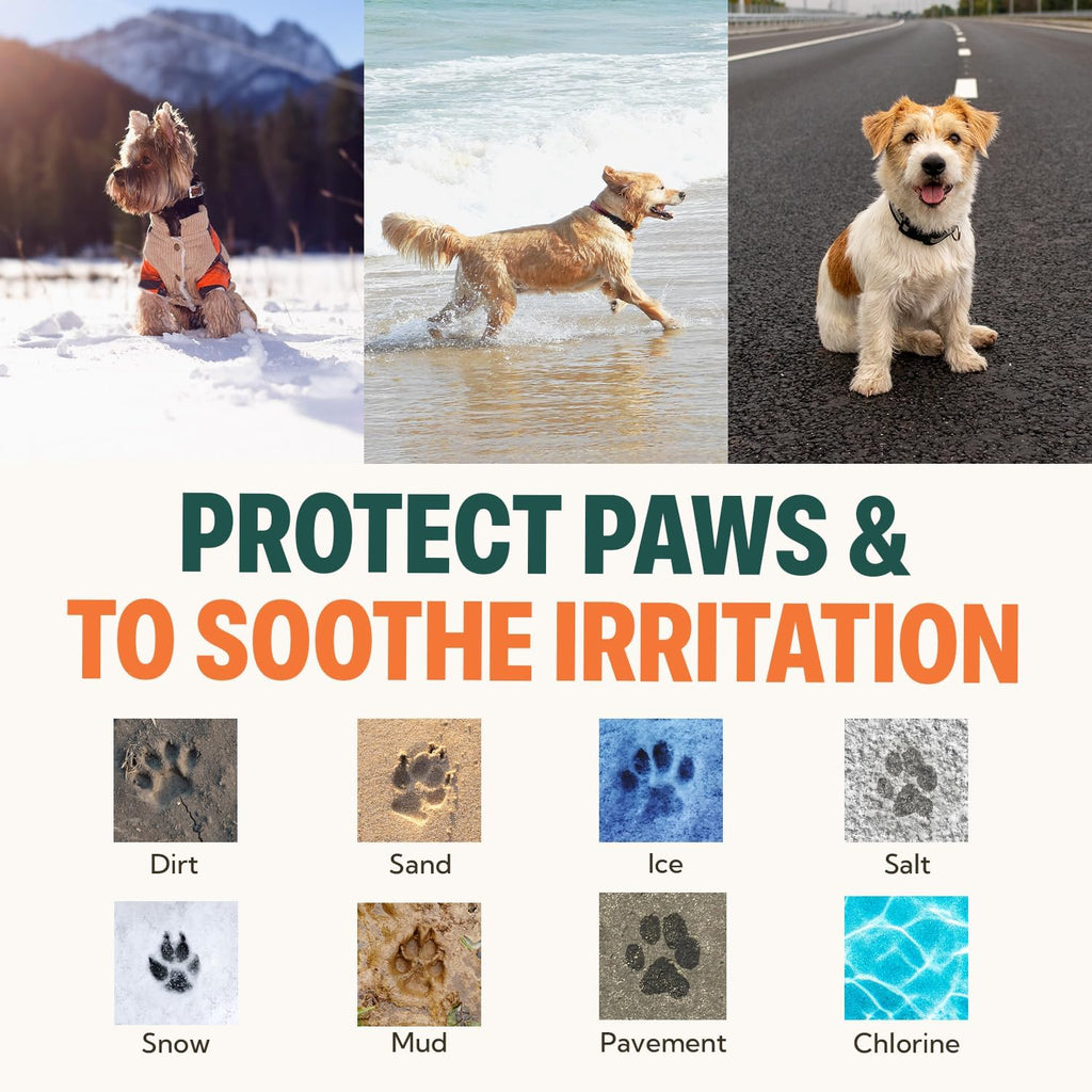 Paw Balm for Dog and Cat Paw Pad Balm Dog Nose Balm Cat Butter Paw Moisturizer Protect Dry Cracked Paw Foot Paw Elbows with 100% Natural Oil 3.5 Oz (Aloe & Vanilla) - view 3