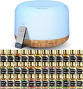 SACATR 500ml Aroma Diffuser for Home,with 36 Natural Essential Oils