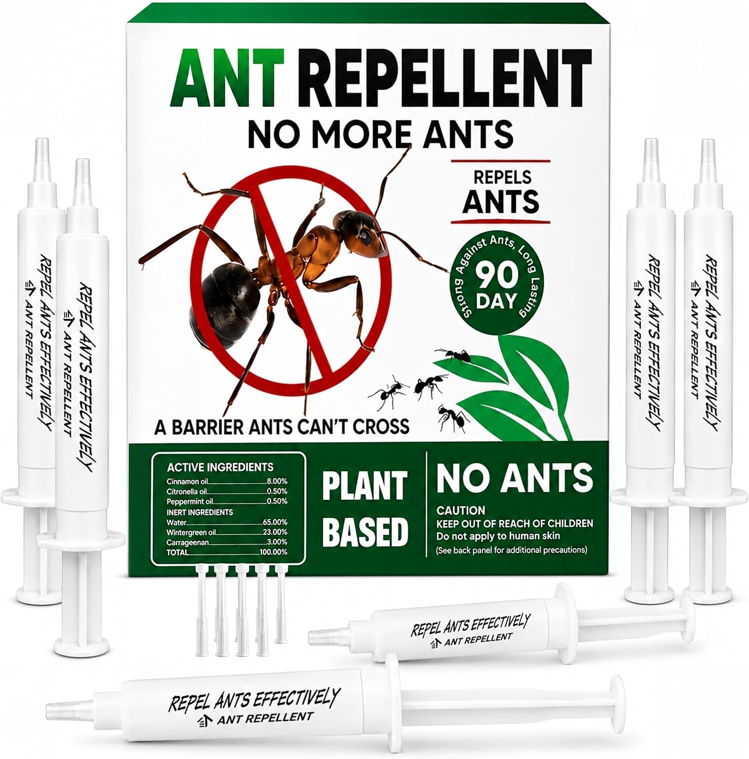 Ant Repellent Indoor Pet Safe, Ant Repellent Outdoor, Get Rid of Ant, Keeps Ants Away, Ant Deterrent for Home, Protects up to 120 sq ft, Natural Ingredients, People/Pet/Plant Friendly- 4P - view 7