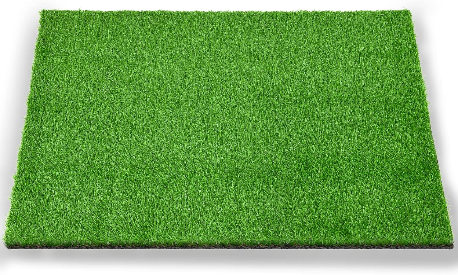 Dog Grass Pee Pads, 14.1x18.1in Artificial Grass Pad for Potty Tray | 2 Pack, Hemmed Edge, Fake Grass for Dogs to Pee On, Washable, Replacement Turf, Outdoor Indoor Pee Grass Patch, Easy to Clean - view 7