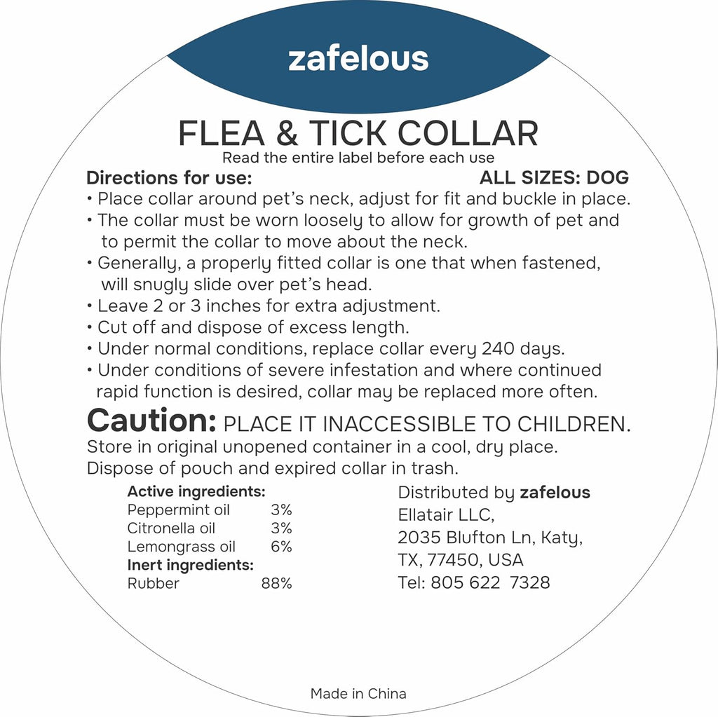 Flea and Tick Prevention for Dogs - Flea Collar - 2 Count - Adjustable - view 5