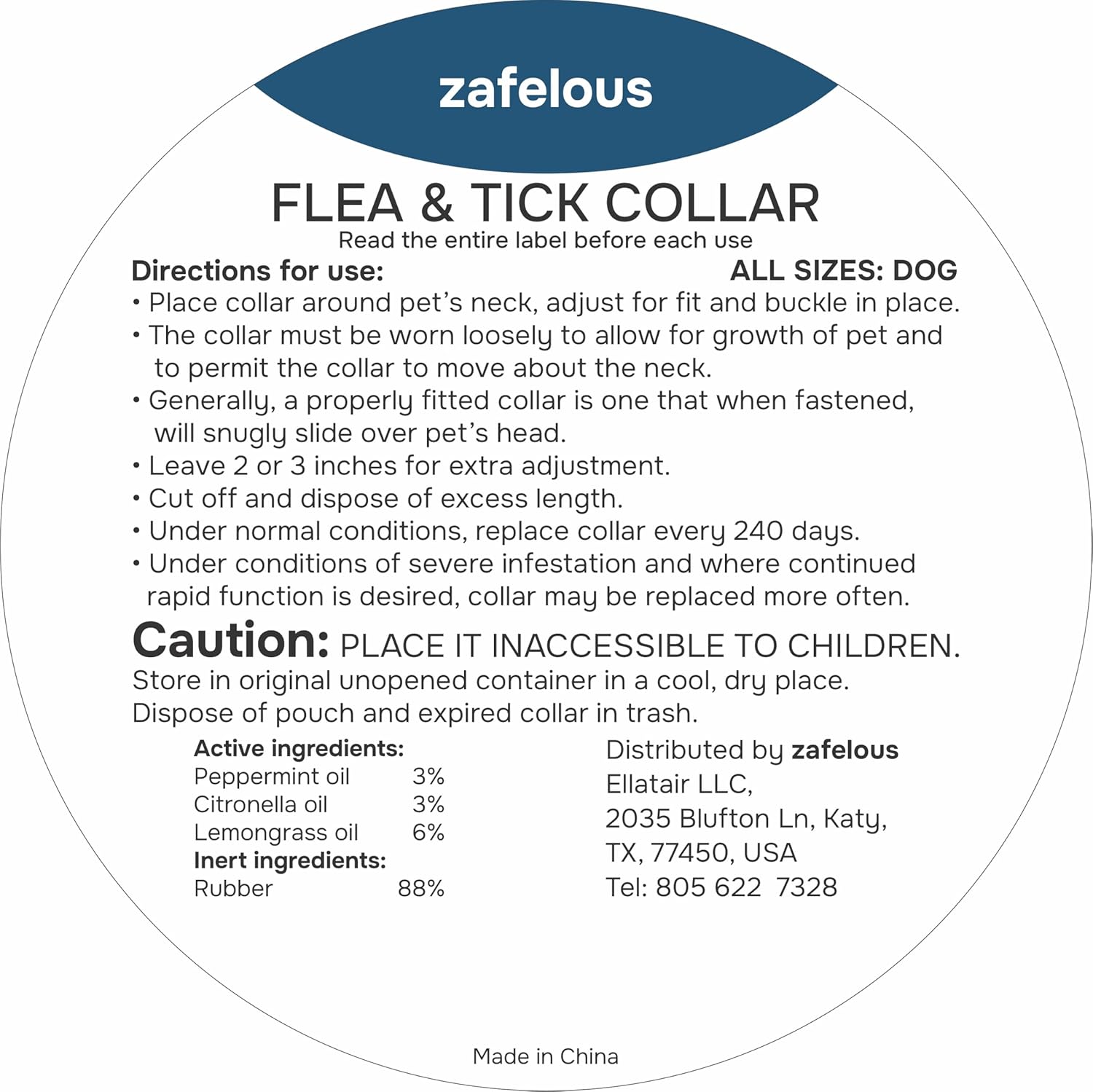 Flea and Tick Prevention for Dogs - Flea Collar - 2 Count - Adjustable - view 5