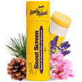 Sunscreen balm for nose & paws, 1 oz | lick safe natural sun protection, no zinc oxide, soothes dry cracked skin, for pink noses and light coated dogs, USA made