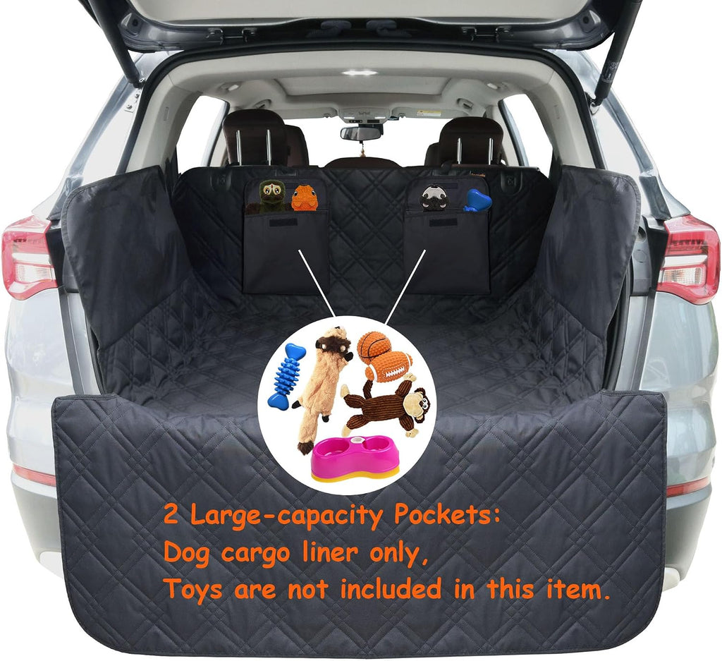 SUV cargo liner for dogs 53x80 pet dog cargo liner dog car seat cover for back of SUV trunk cover for dogs with side walls - view 4