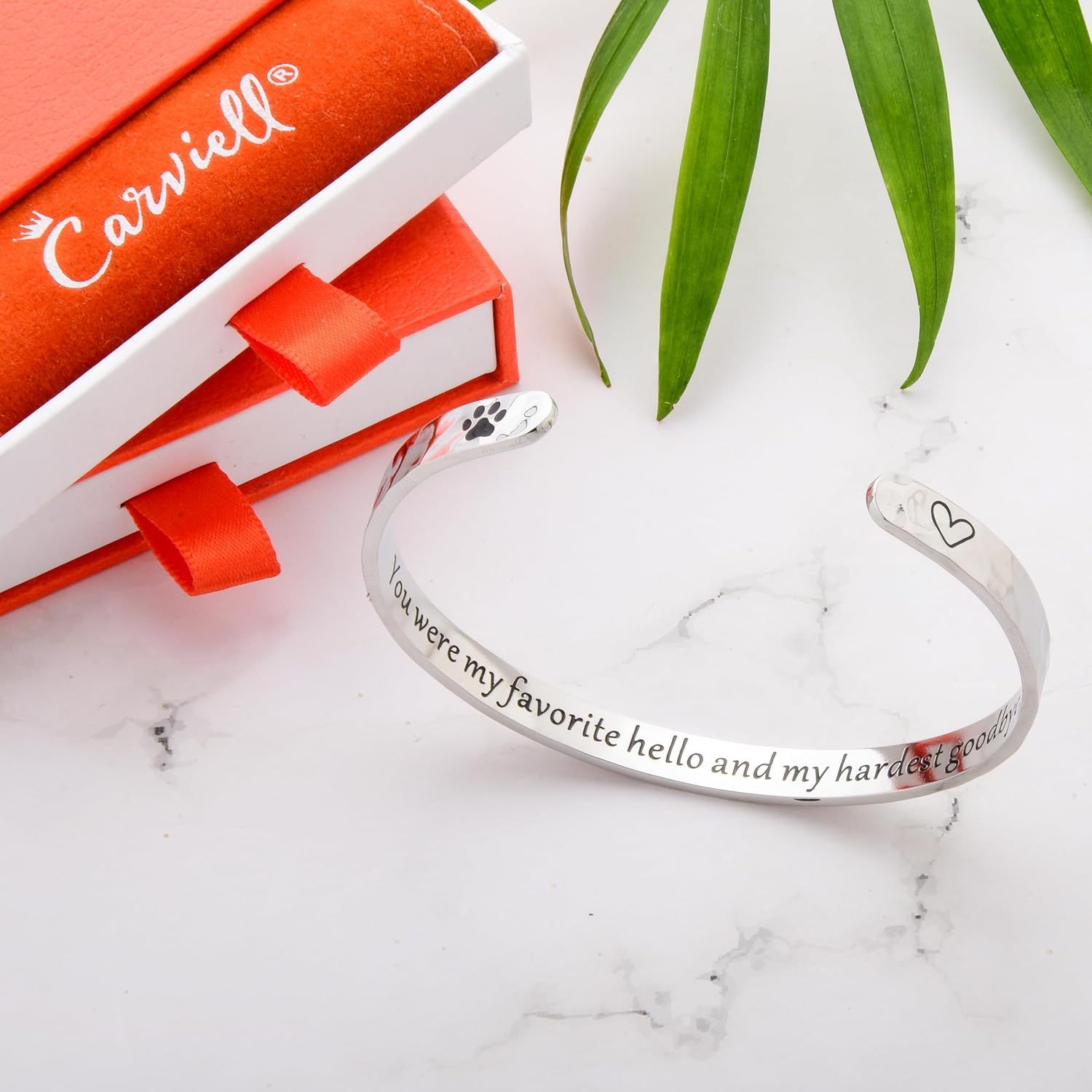 Bracelet - Gifts for Women – Inspirational, Friendships, Love, Mom, Daughters, Sisters, Christian, Graduations, Memorials & Wedding Gifts – 100+ Phrases – Stainless Steel, Gift Ready - view 3