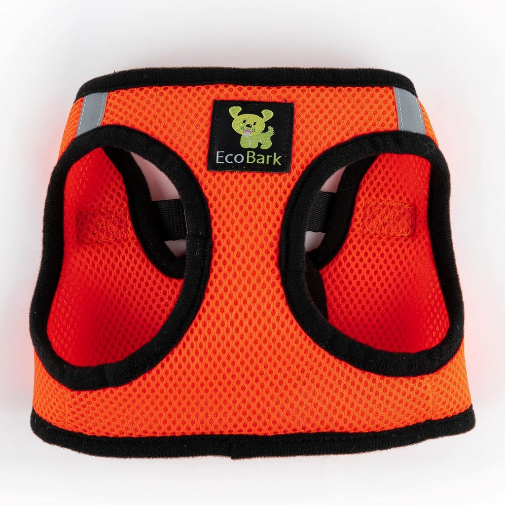 Step in Dog Harness, Reflective Chest Body Halter Vest, Orange | Luxury Soft Dog Harnesses for Dogs Under 26 lbs, Double Layered Breathable Mesh Fabric, Safety Buckle & Rapid Fastener - view 8