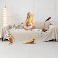 Cat Scratch Proof Furniture Protector Waterproof Sofa Cover 150"x71" | Pet-Friendly Couch Protector, Anti-Scratch & Anti-Slip Sofa Cover For Cats Dogs Kids, Machine Washable