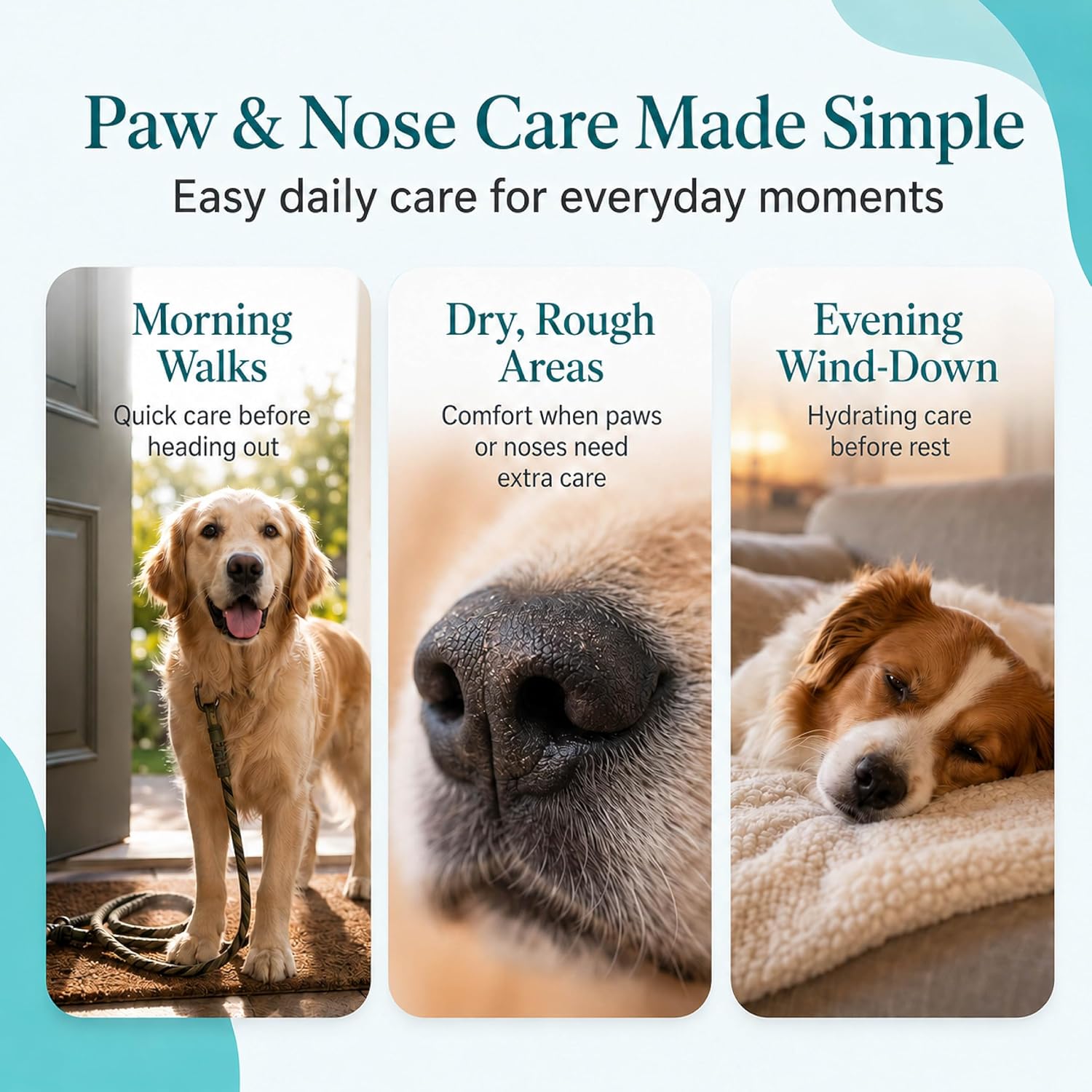 Dog Paw & Nose Balm, 2 oz – Natural Moisturizer for Dry, Cracked Paw Pads & Snout, Lick-Safe Dog Paw Balm, Daily Paw Care with Coconut Oil, Shea Butter & Aloe - view 8