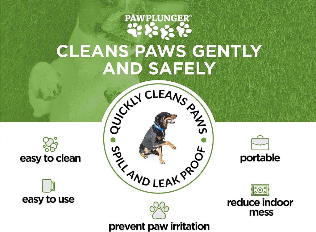 Dog paw cleaner - dog and puppy essentials - portable dirty paw washer - ideal for medium dogs - black - view 3
