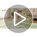 Puppy Pads with Adhesive Tabs Green Daisy Prints Small 22x22in 100Ct - view 7
