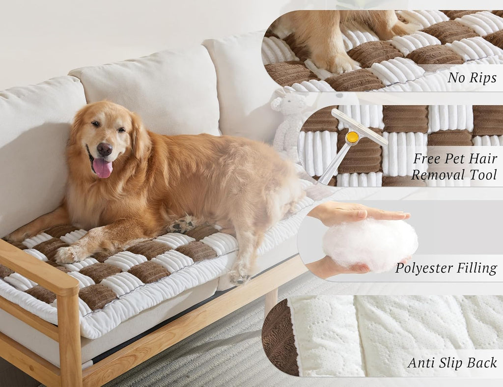 Couch cushion cover for dogs sofa cover washable pet love seat couch covers for sofa slipcovers couch protector blanket for dogs sofa cushion covers for pets washable pad black 70x150cm/27.6x59in - view 3