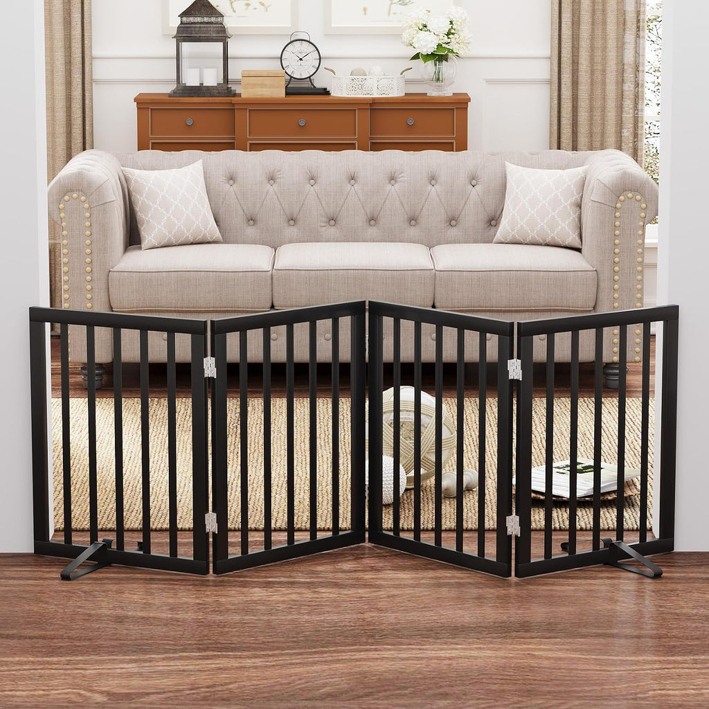 Dog Gate for Stairs,Foldable Dog Gate for Indoor Doorways House,Freestanding Pet Gates for Dogs,Doogie Puppy Fence Gate - view 8