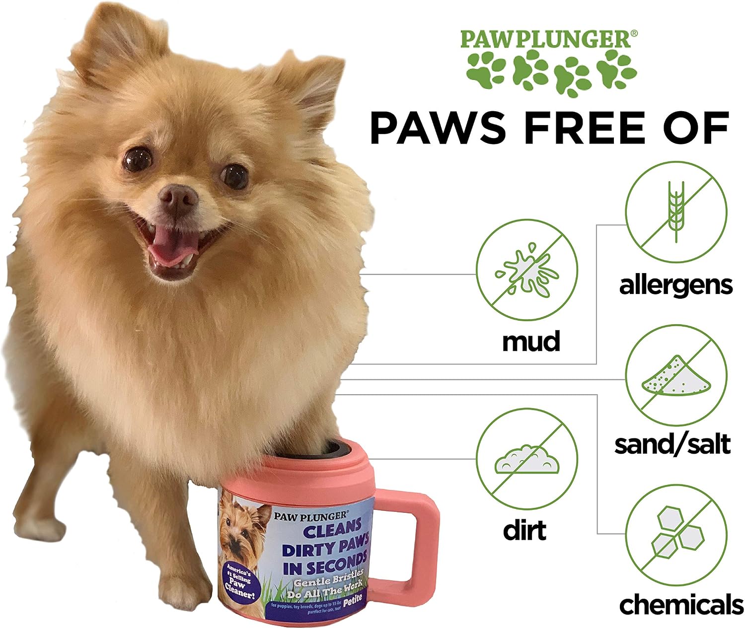 Dog paw cleaner - dog and puppy essentials - portable dirty paw washer - ideal for medium dogs - black - view 4