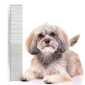ProGlide Detangling Comb for Dogs and Cats. Dual-sided 7.5” Greyhound-style comb with 30mm rounded teeth. Gentle on your pet, it glides through dense coats without damaging hair or skin.