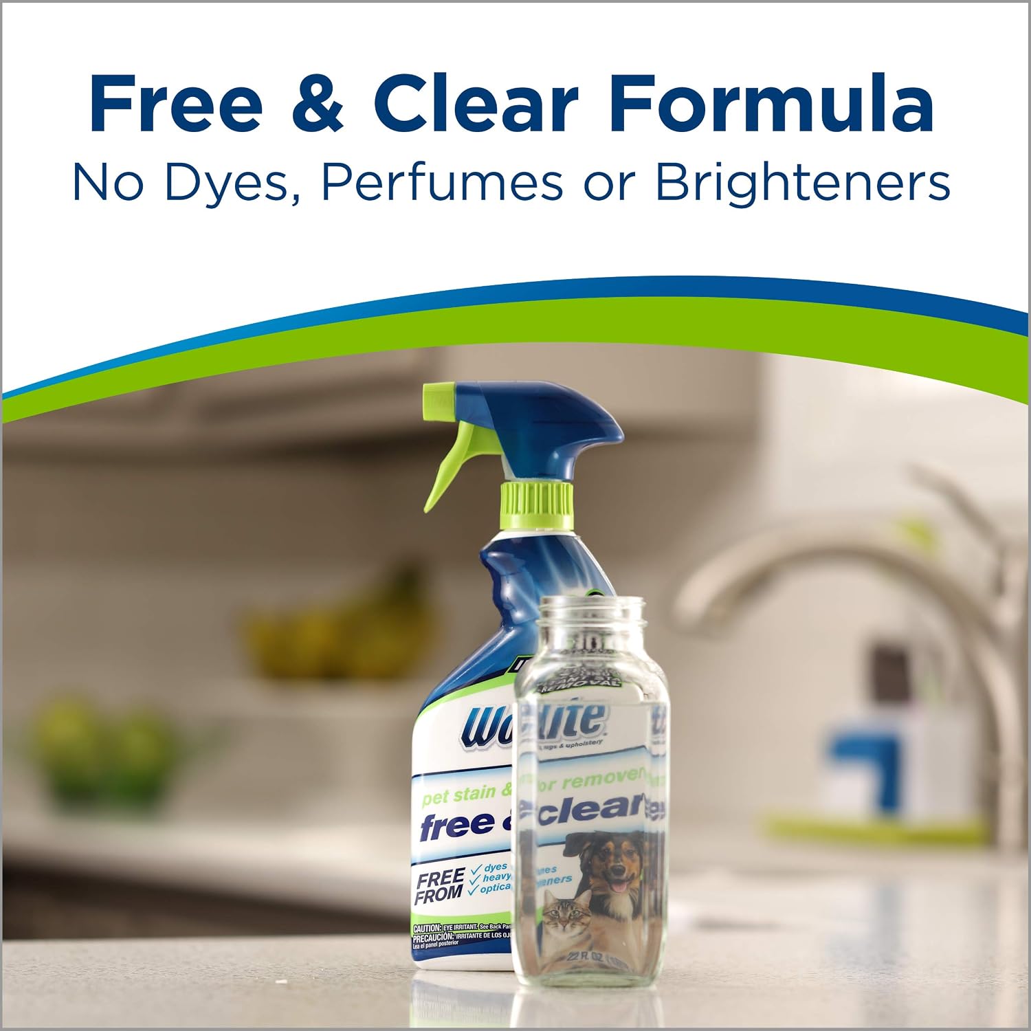 Woolite Free & Clear, Pet Stain & Odor Remover, 22oz (Pack of 2), 2719 - view 2